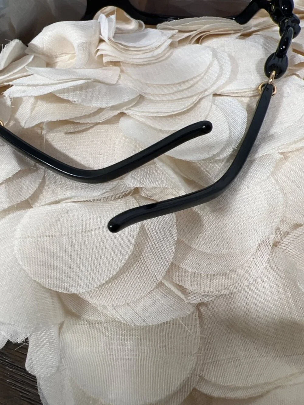 GUCCI Sunglasses GG 3584/S 59-15-115 Black and Rose Gold EUC
